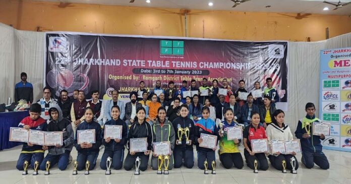Jharkhand State Table Tennis