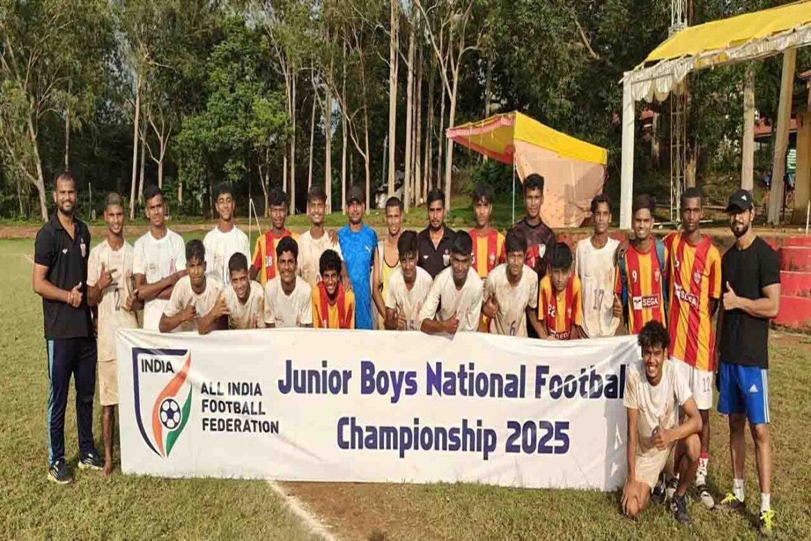 बिहार और अरुणाचल प्रदेश की टीमों के बीच बीसी रॉय ट्रॉफी 2025 मुकाबला 2-2 पर ड्रॉ।