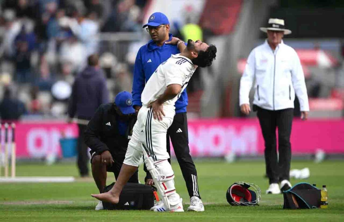Rishabh Pant injury during England Test Series