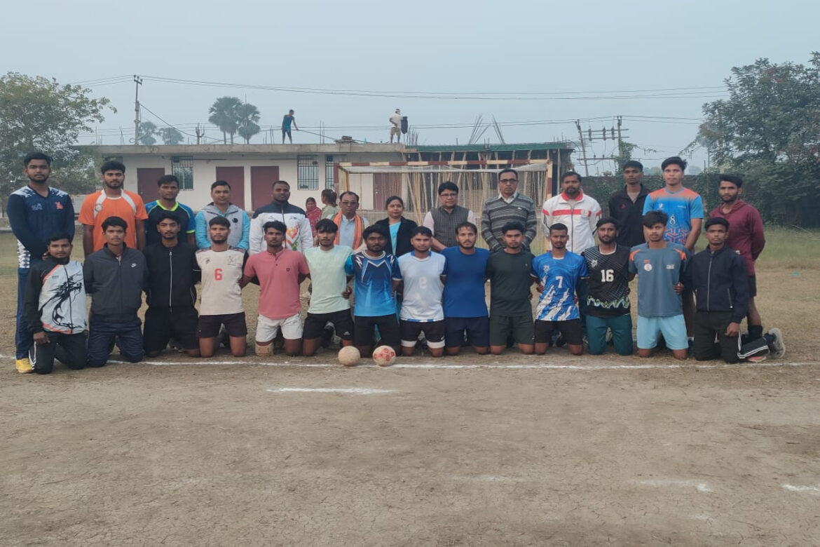 शेरपुर मनेर में बिहार जूनियर बालक हैंडबॉल टीम का प्रशिक्षण शिविर